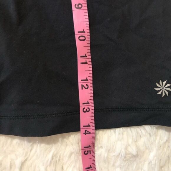 ATHLETA RELAY BLACK REFLECTIVE RUNNING SKORTS Smll - Picture 8 of 9